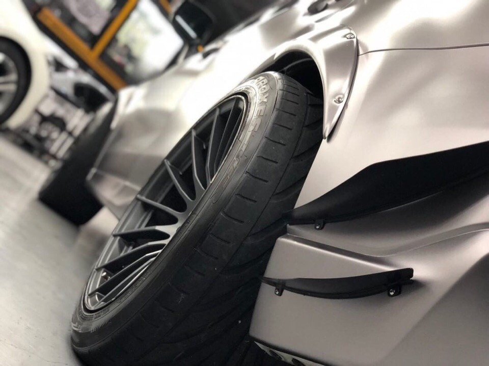 Оклейка пленкой Ford цвет matte metallic ECH02 Gunsmoke grey